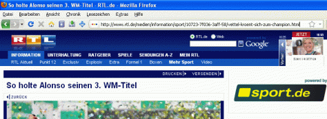 So holte RTL Alonsos 3. WM-Titel
