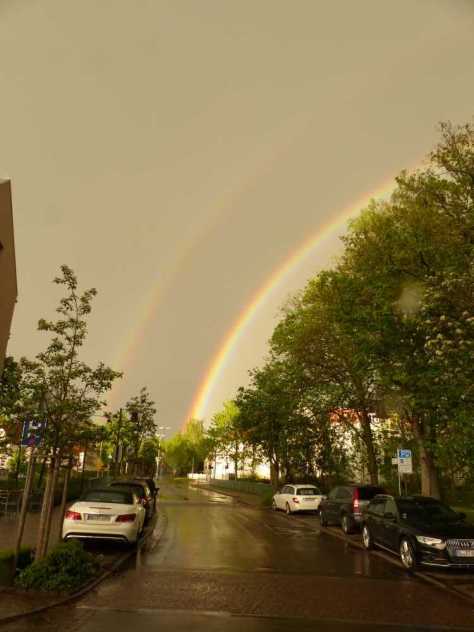 Regenbogen über Balingen