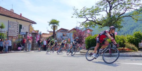 Spitzengruppe der 18. Etappe in Cannero