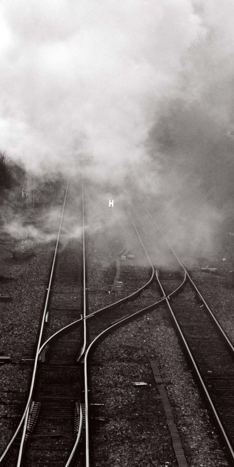 Dampfschwaden nach der Ausfahrt Richtung Endingen