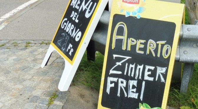 Via-Cannobio-Vorbereitungen: Die Übernachtungen